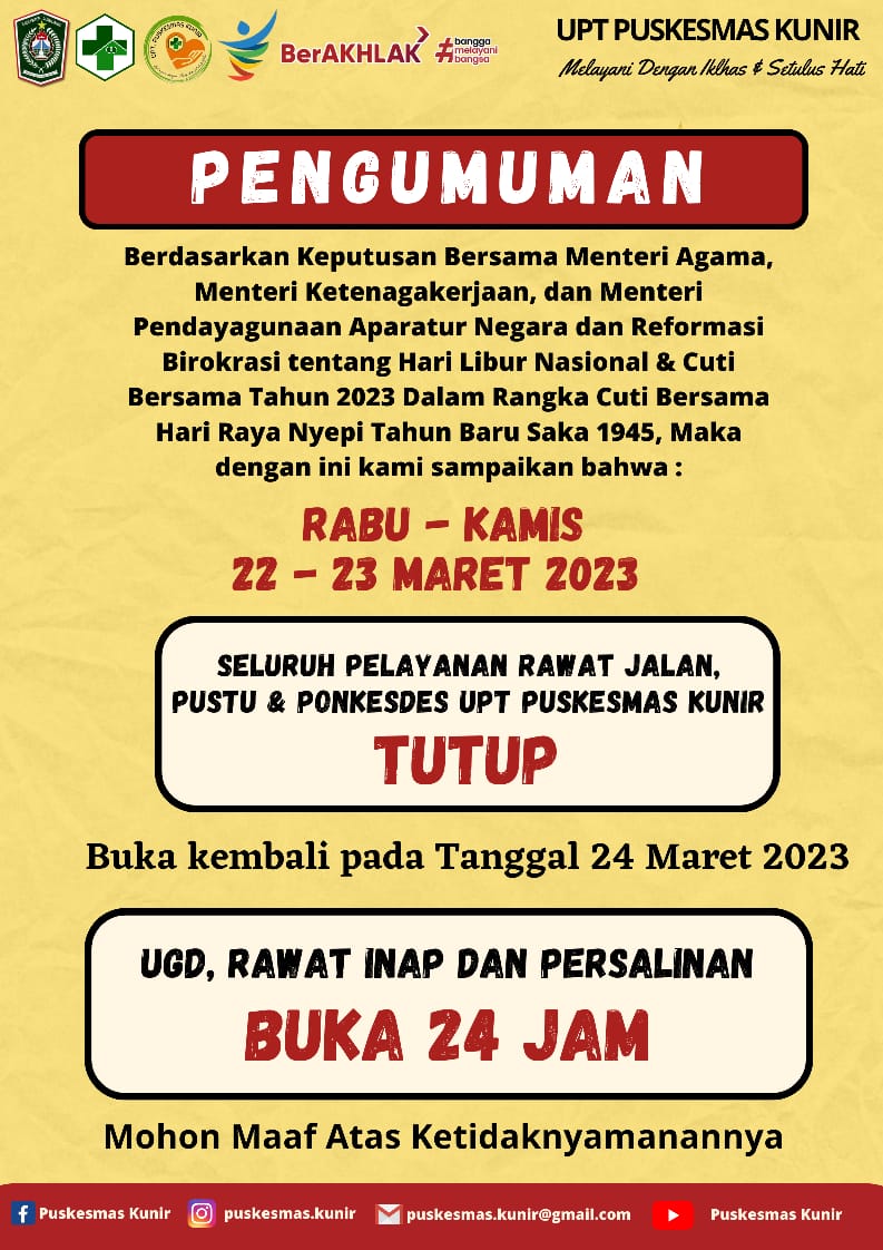 Libur Nyepi 22 Maret 2023 dan Cuti Bersama 23 Maret 2023