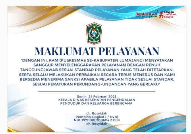 MAKLUMAT PELAYANAN 2025